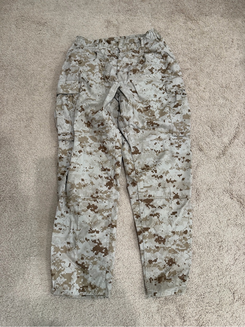 Men's Desert Digital Camo Cargo Pants - Tan/Beige